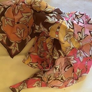 Emilio Pucci vintage scarf 1970 new unworn